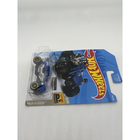 1 2019 Hot Wheels HW Baja Blazers Silver Mountain Mauler Zamac - Picture 3 of 4